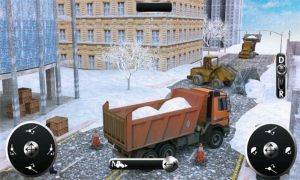 模拟铲雪车